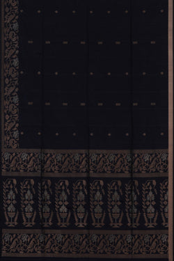 Image of South Silk Navy Blue Saree
