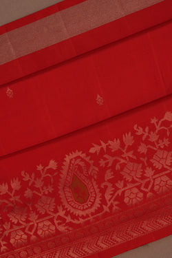 Image of South Silk Red Saree