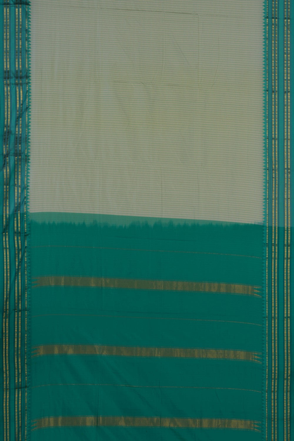 Narayanpet Pure Silk Sea Green Saree