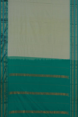 Image of Narayanpet Pure Silk Sea Green Saree