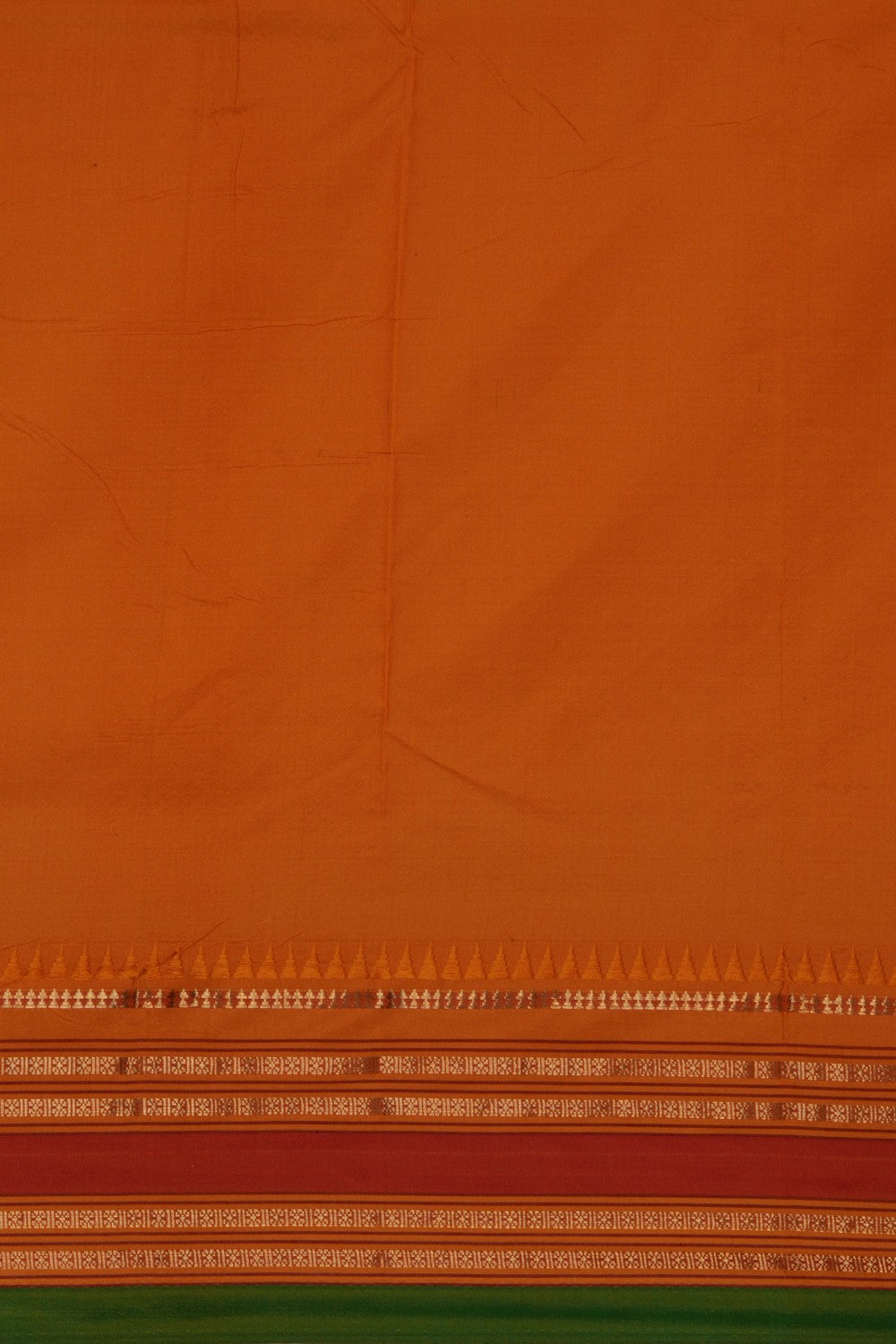 Image of Narayanpet Pure Silk Beige Saree