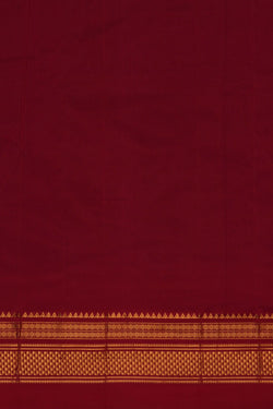 Image of Narayanpet Pure Silk Purple Saree