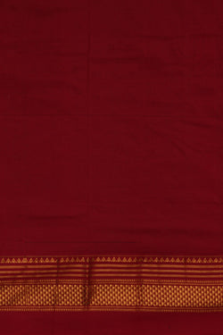 Image of Narayanpet Pure Silk Grey Saree