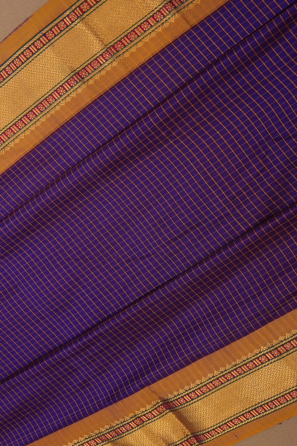 Narayanpet Pure Silk Purple Saree