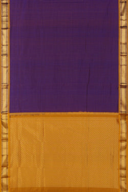 Image of Narayanpet Pure Silk Purple Saree