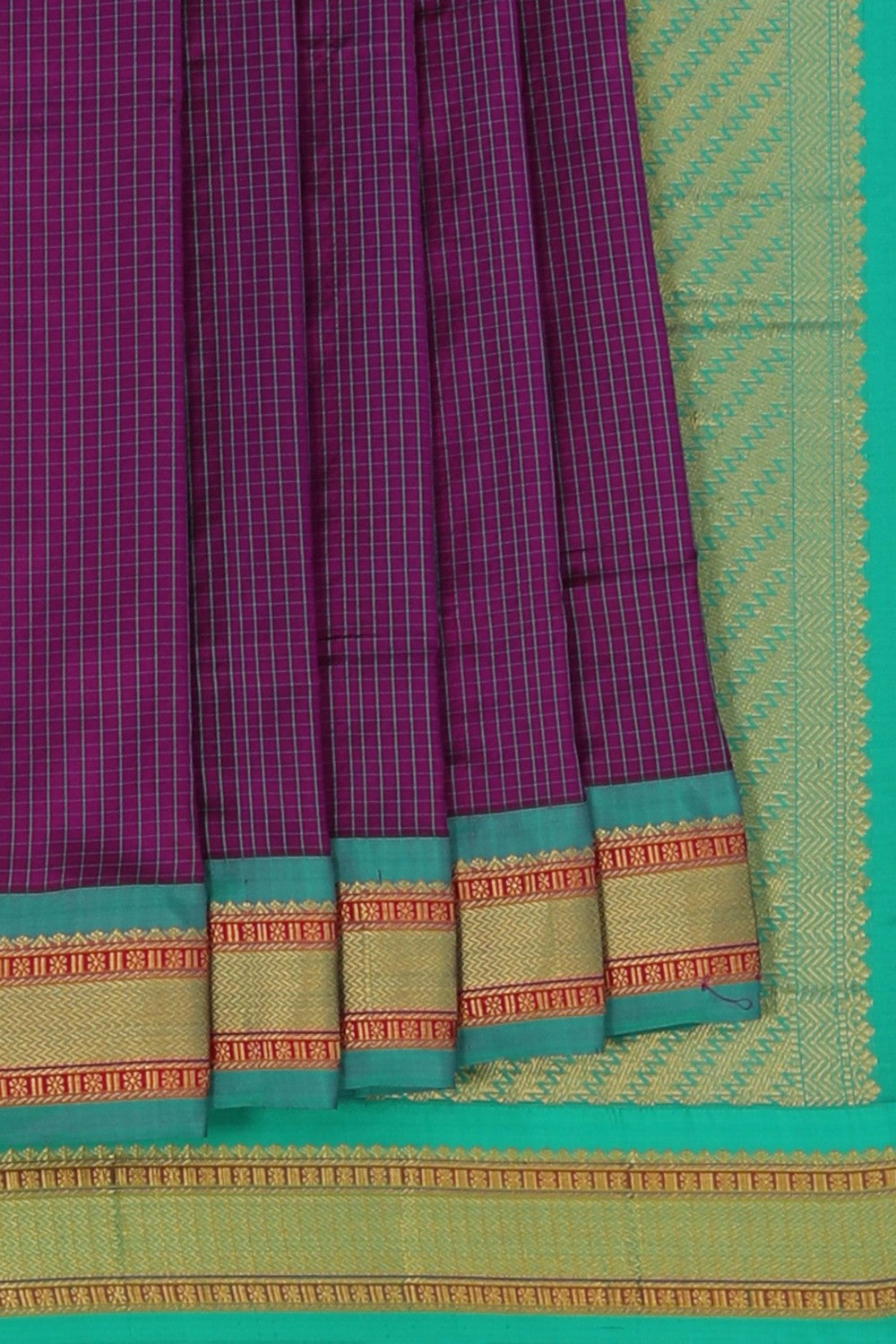 Narayanpet Pure Silk Purple Saree