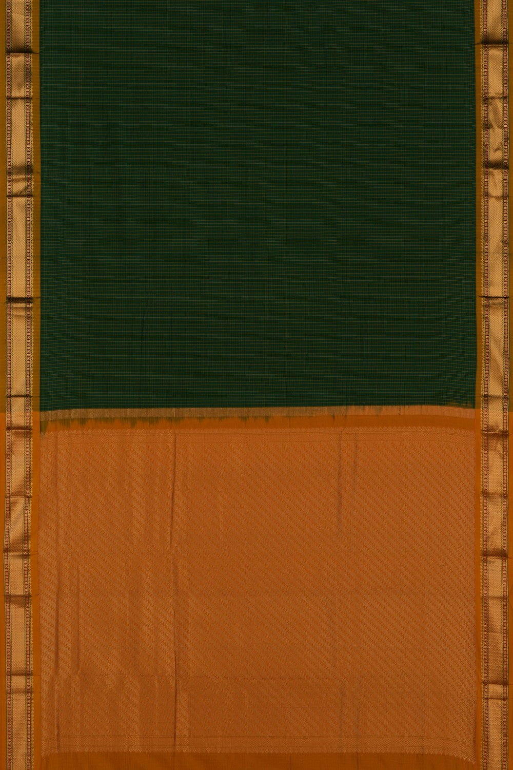 Narayanpet Pure Silk Green Saree
