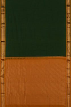 Image of Narayanpet Pure Silk Green Saree