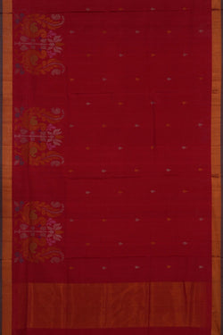 Image of Uppada Silk Red Saree