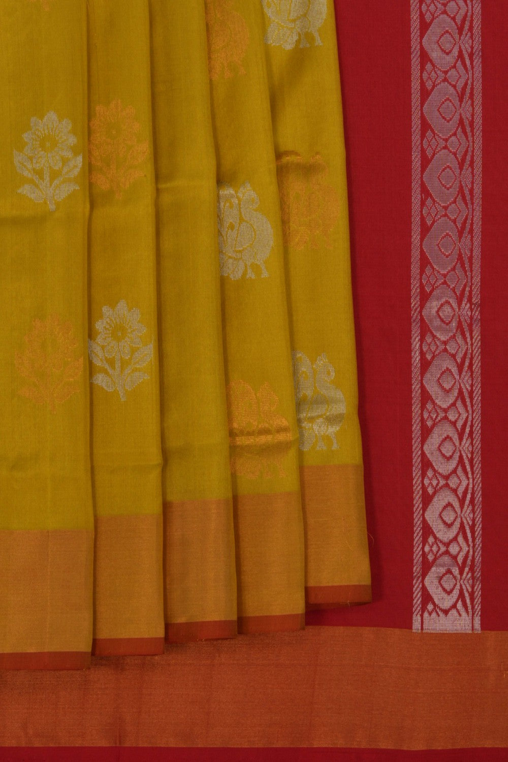 Uppada Silk Spring Green Saree