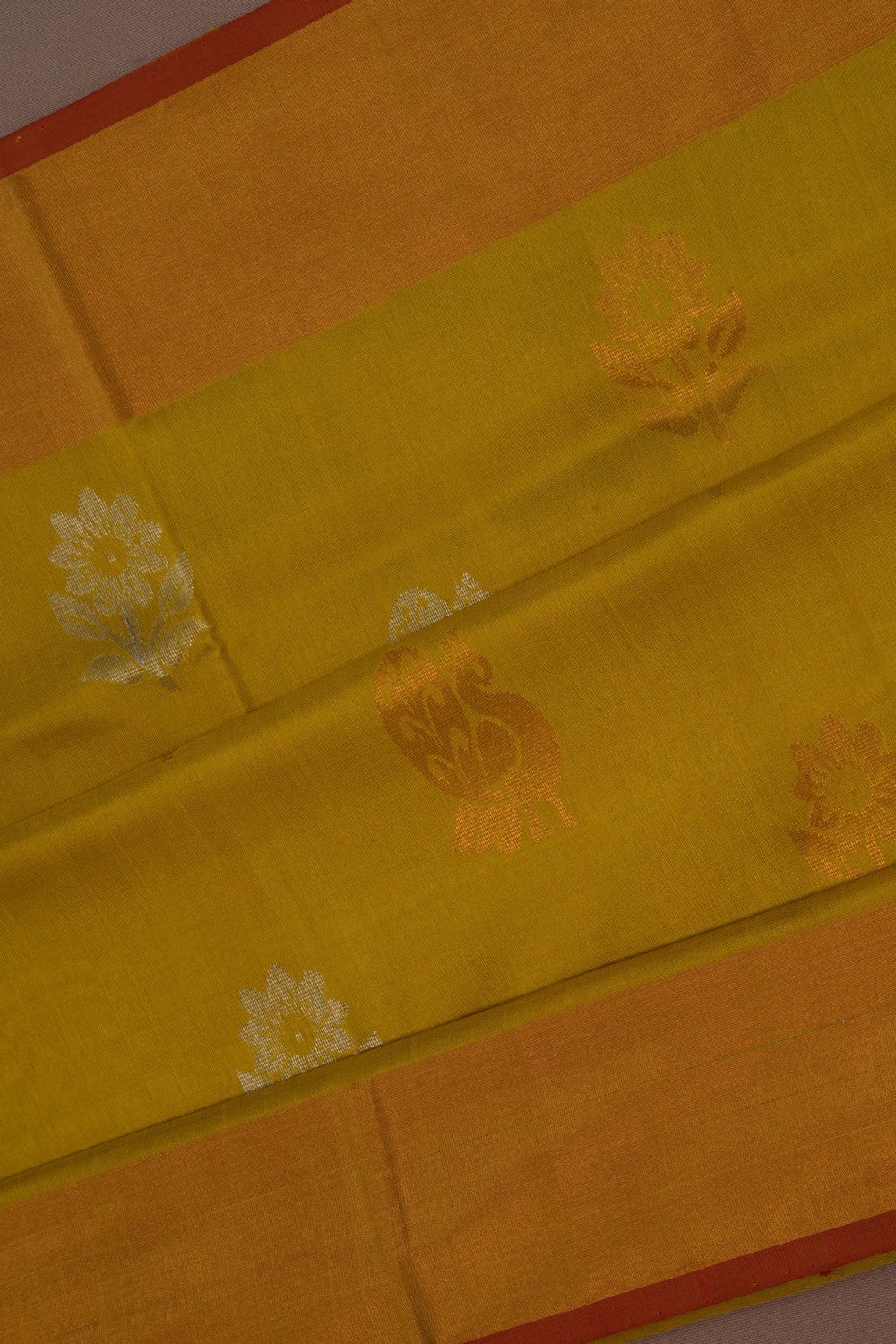 Uppada Silk Spring Green Saree