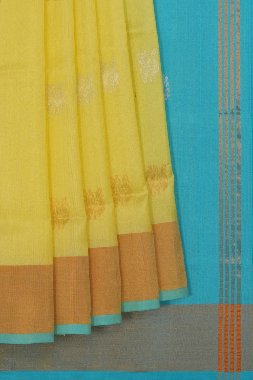 Uppada Silk Lime Yellow Saree
