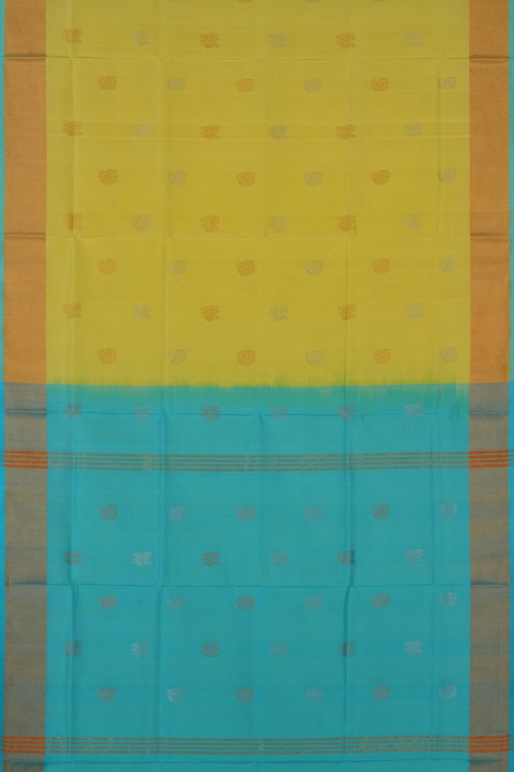 Uppada Silk Lime Yellow Saree