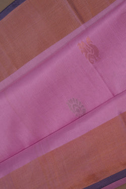 Image of Uppada Silk Lavender Pink Saree