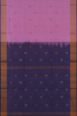 Image of Uppada Silk Lavender Pink Saree