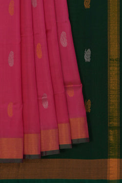 Image of Uppada Silk Pink Saree