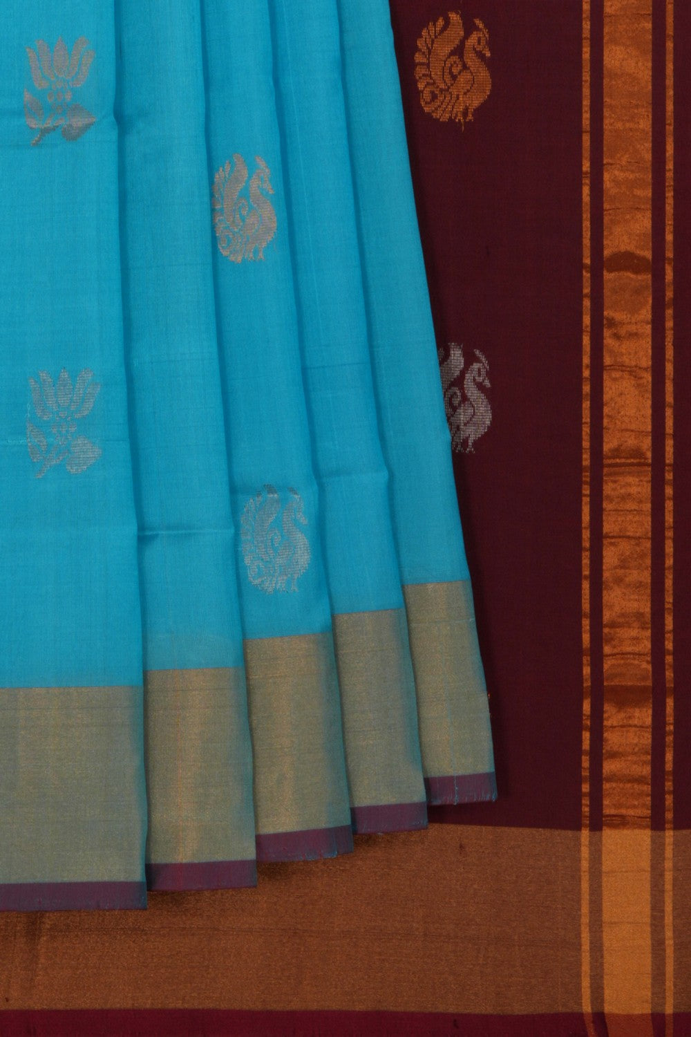 Uppada Silk Blue Saree
