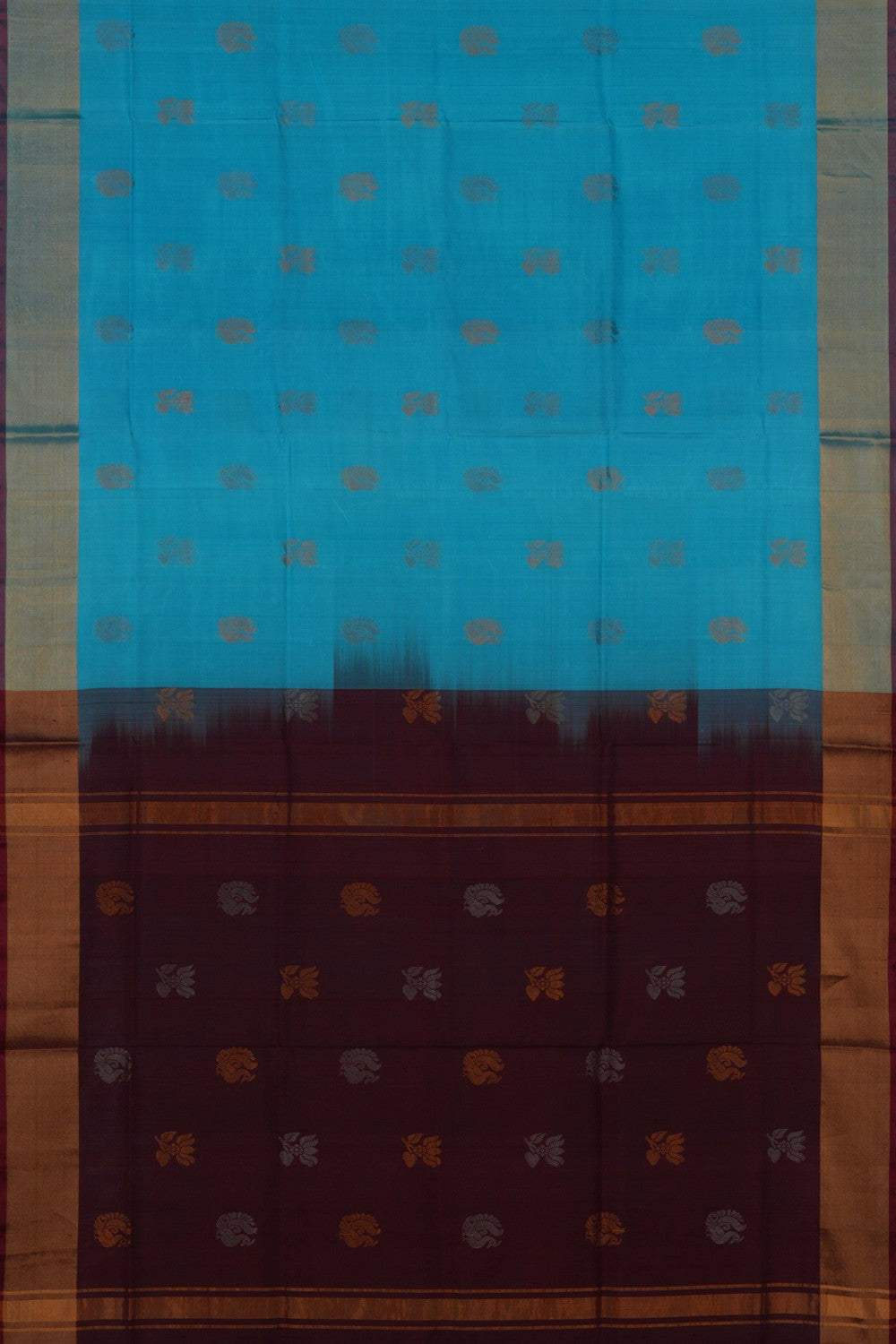 Uppada Silk Blue Saree