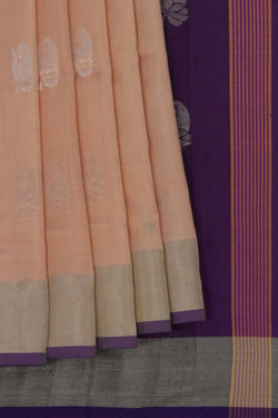 Image of Uppada Silk Beige Saree