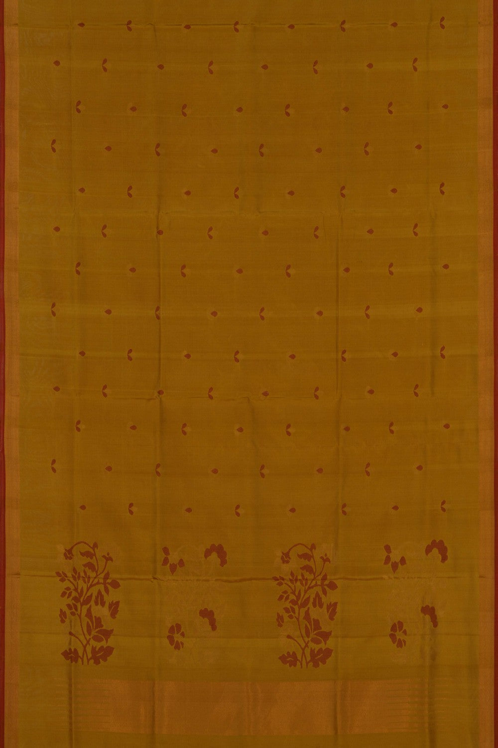 Uppada Silk Moss Green Saree