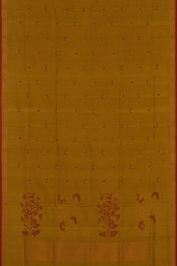 Image of Uppada Silk Moss Green Saree