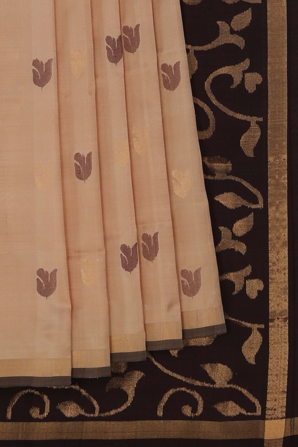 Image of Uppada Silk Beige Saree