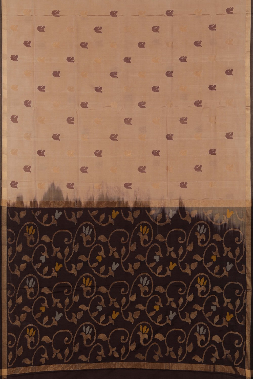 Image of Uppada Silk Beige Saree