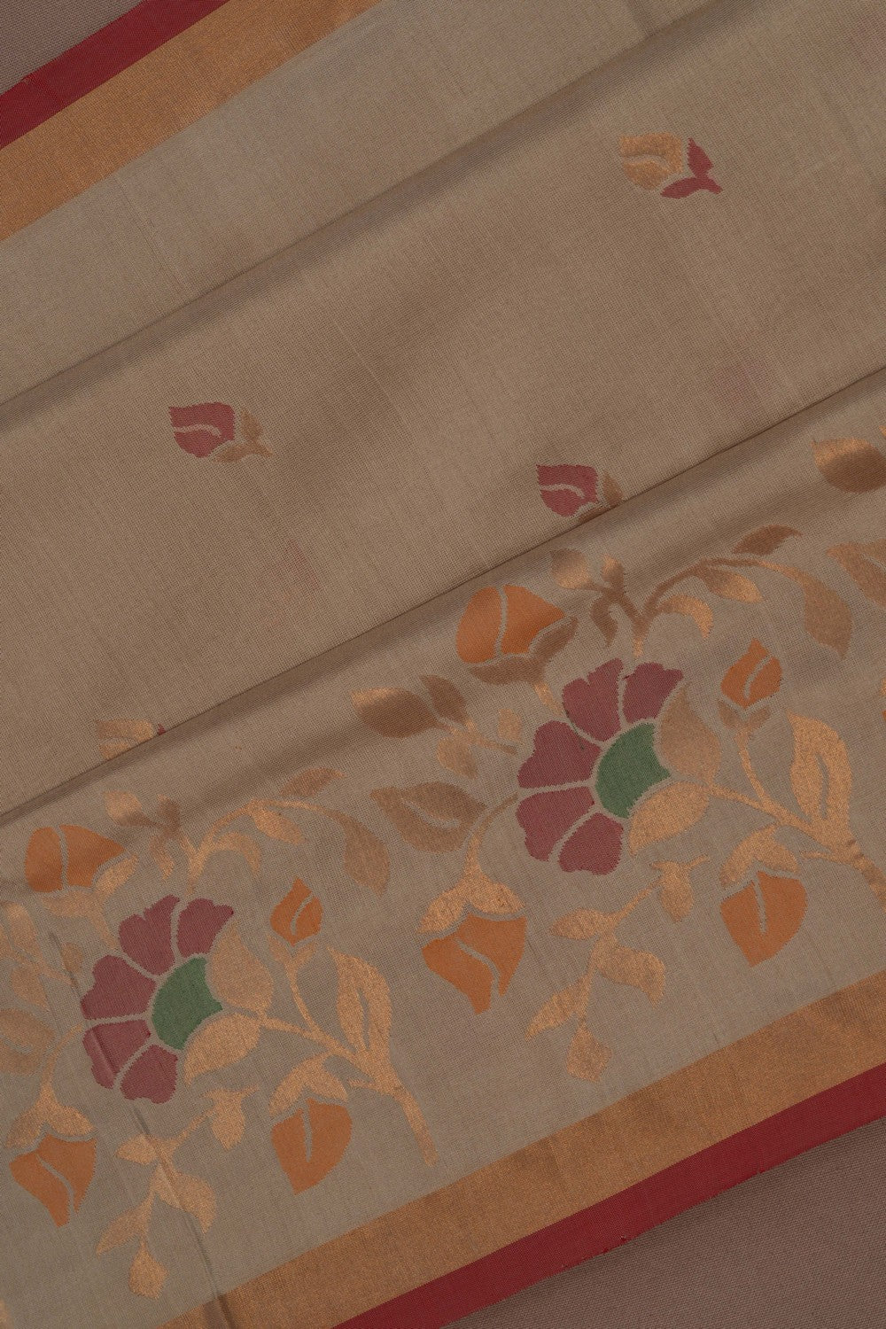 Uppada Silk Beige Saree