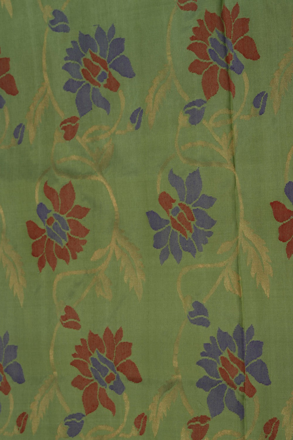 Image of Uppada Silk Sage Green Saree