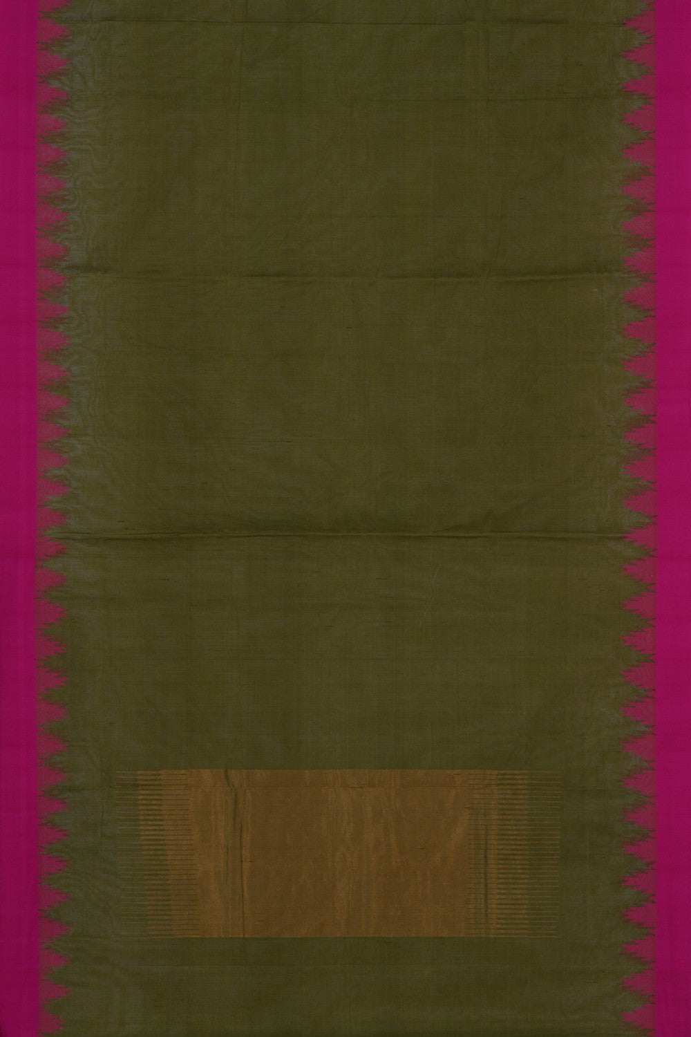 Uppada Cotton Green Saree