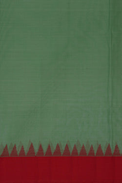 Image of Uppada Cotton Green Saree