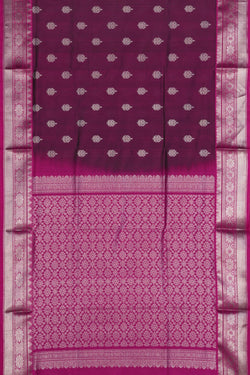 Image of Venkatagiri Silk Purple Saree