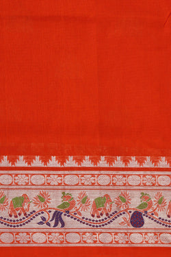 Image of Venkatagiri Silk Red Saree