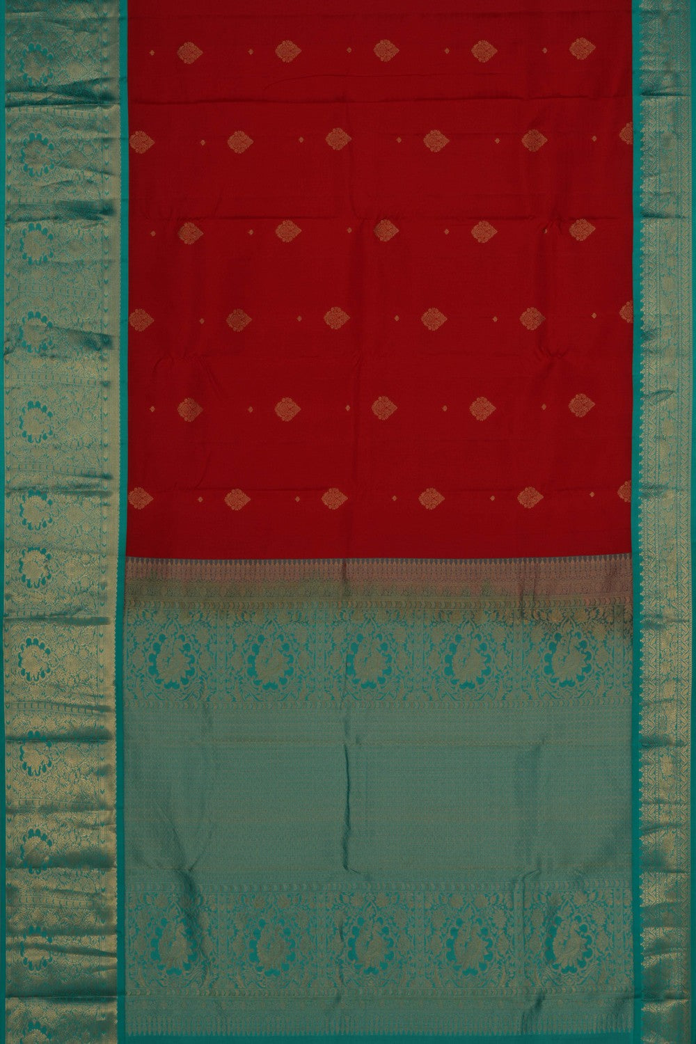 Red South Silk Saree
