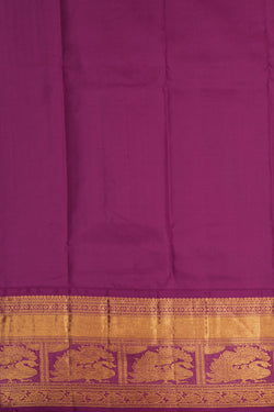 Image of Kanchipattu Pavada Sea Green Unstitched Set