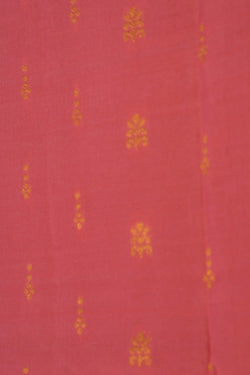 Image of Kanchipattu Pavada Pink Unstitched Set