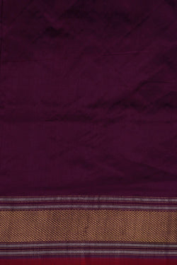 Image of Pochampally Ikat Silk Off White Saree
