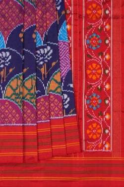 Image of Pochampally Ikat Silk Saree