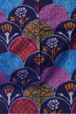 Image of Pochampally Ikat Silk Saree