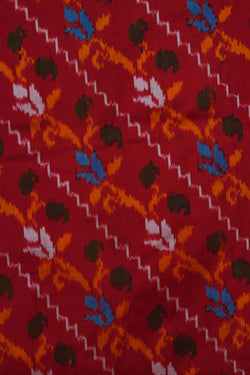 Image of Pochampally Ikat Silk Saree