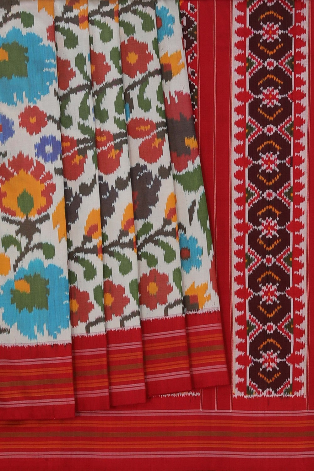 Pochampally Ikat Silk Saree