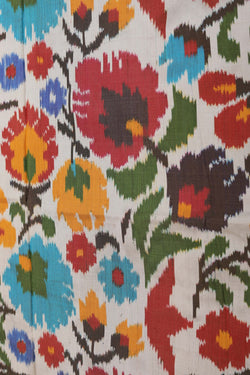 Image of Pochampally Ikat Silk Saree
