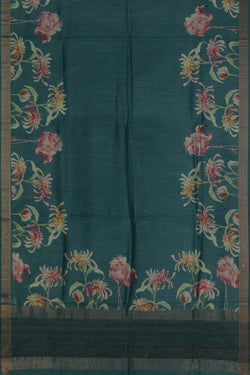 Image of Tussar Silk Printed Saree