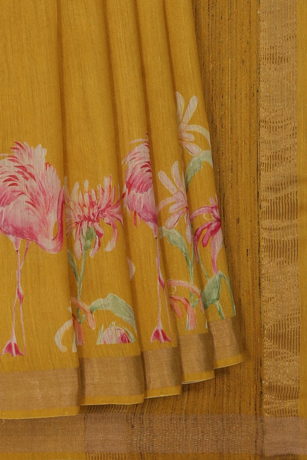 Tussar Silk Printed Saree
