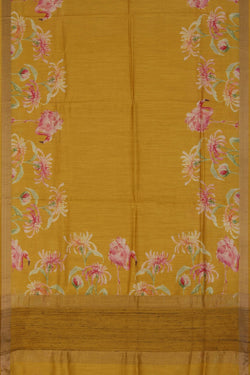 Image of Tussar Silk Printed Saree