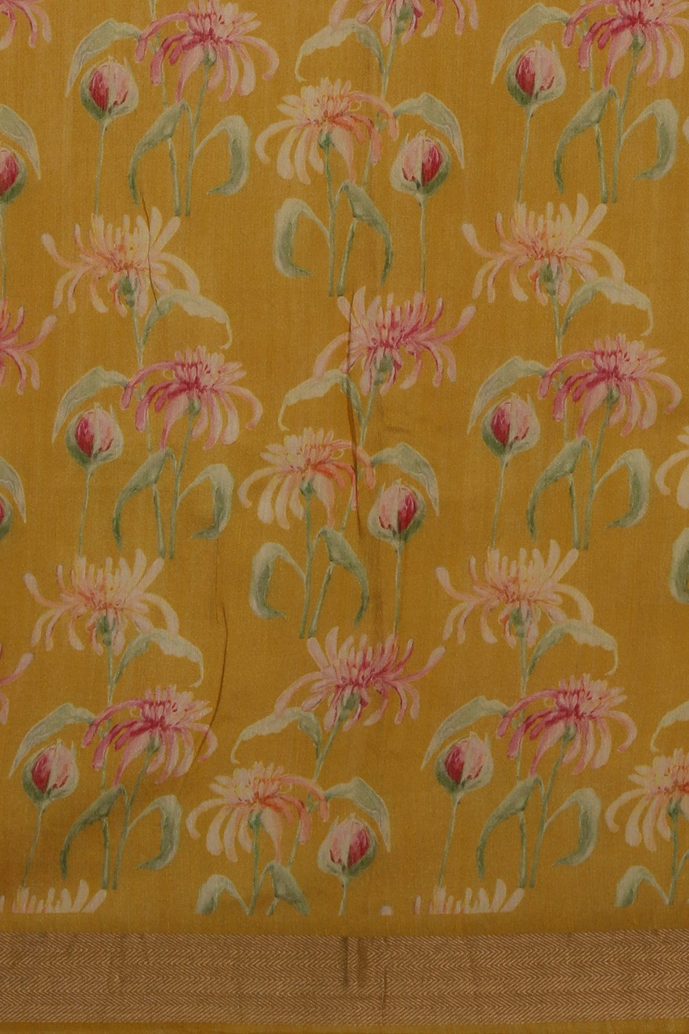Tussar Silk Printed Saree
