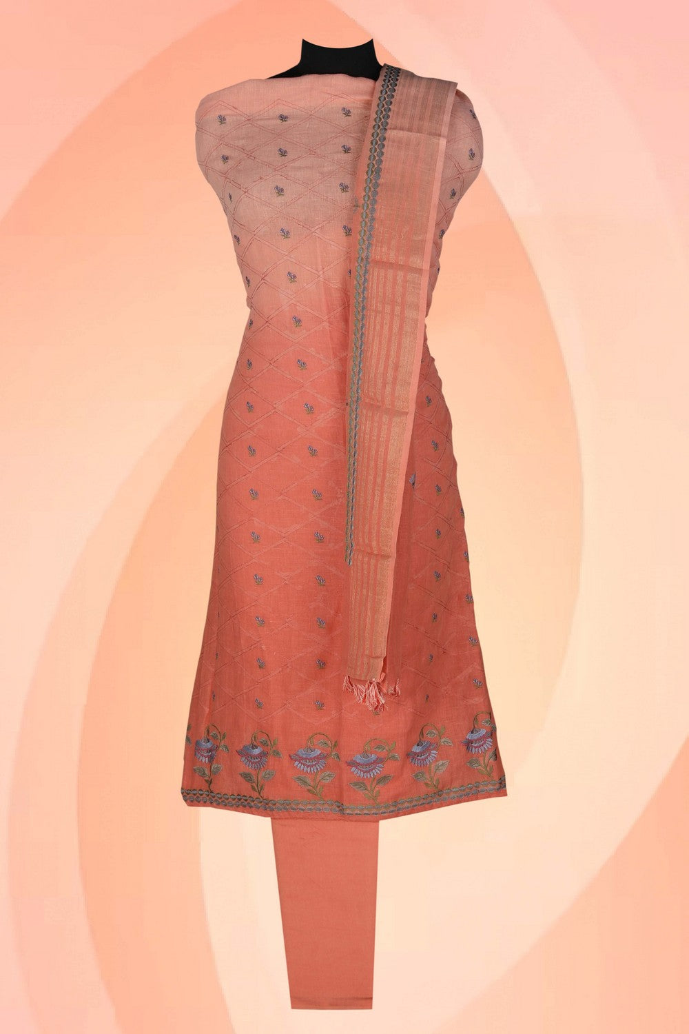 Image of Unstitched Suit Set Fabric (3 Pcs Set)