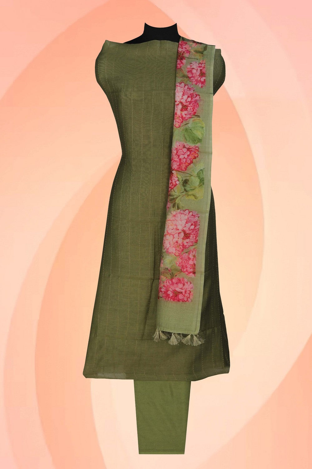 Image of Unstitched Suit Set Fabric (3 Pcs Set)