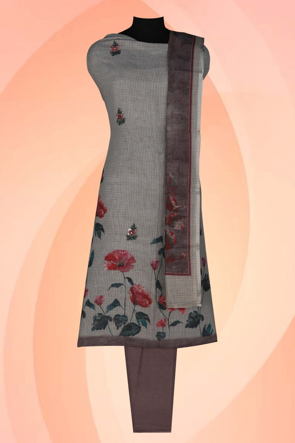 Image of Unstitched Suit Set Fabric (3 Pcs Set)