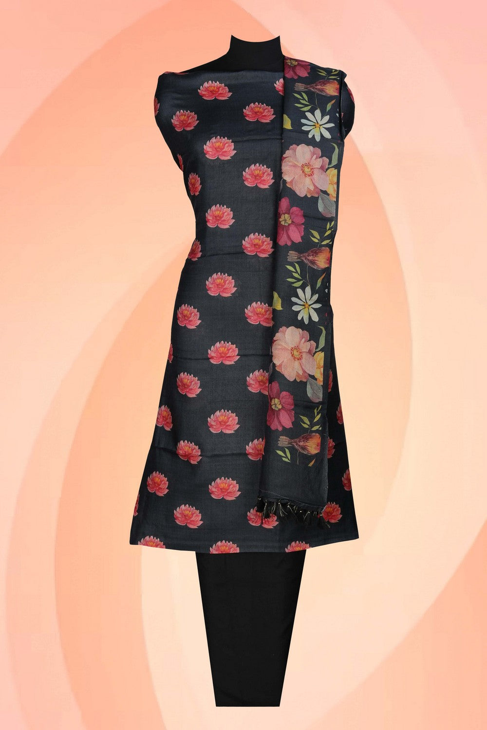 Image of Unstitched Suit Set Fabric (3 Pcs Set)